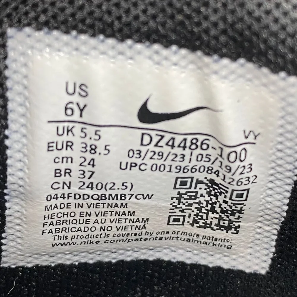Nike Freak 5 shoes kids‎ 6Y white/black/photo blue basketball
